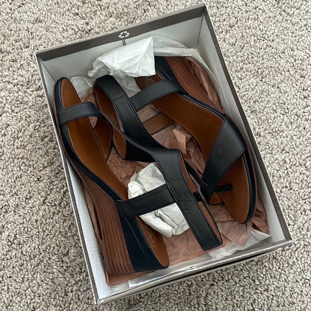 Brand New Franco Sarto Leather Wedges!